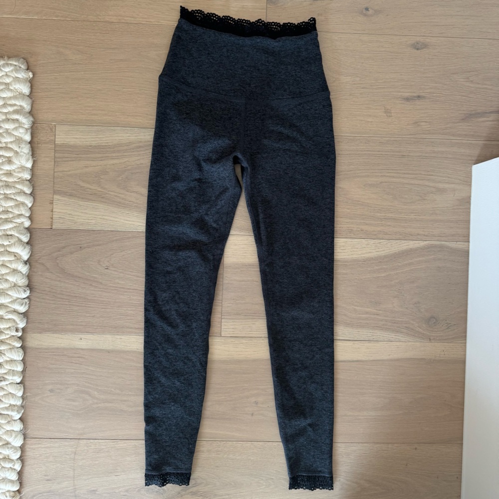 Beyond Yoga Lace High Rise Legging Grey XS